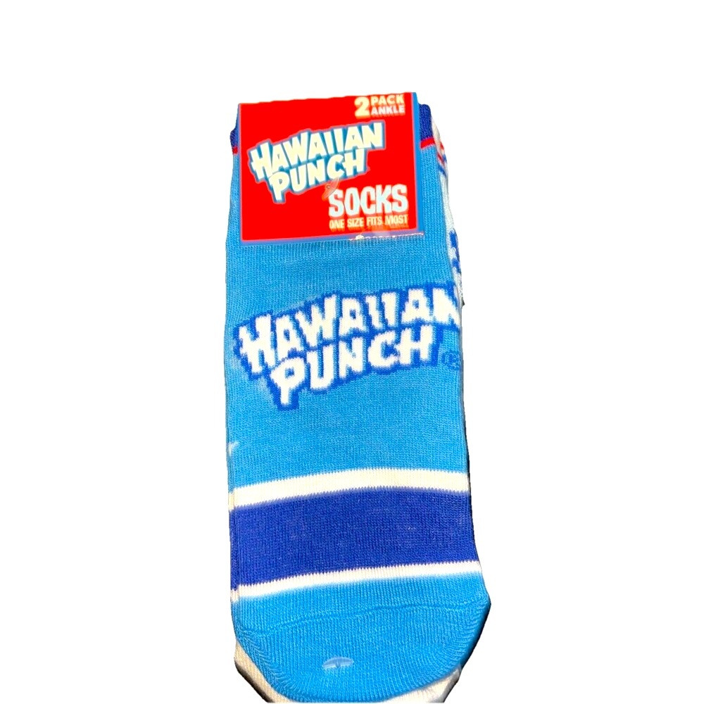 Hawaiian Punch Ankle Socks OS Women’s Men's Shoe 2 Packs Juice Casual
